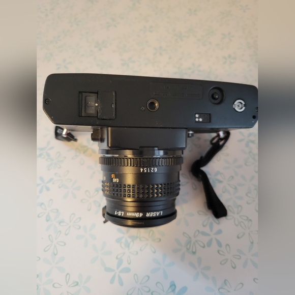 VTG Mamiya ZE 35mm camera w Sekor 50 mm lens, shutter works, preowned EUC - Picture 4 of 4